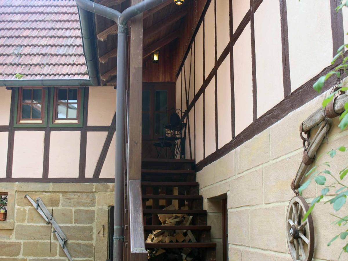 Ferienwohnung Koppelblick Pfarrweisach Luaran gambar