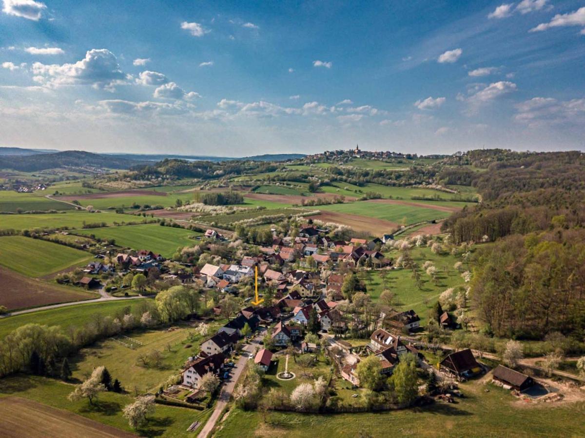 Ferienwohnung Koppelblick Pfarrweisach Luaran gambar