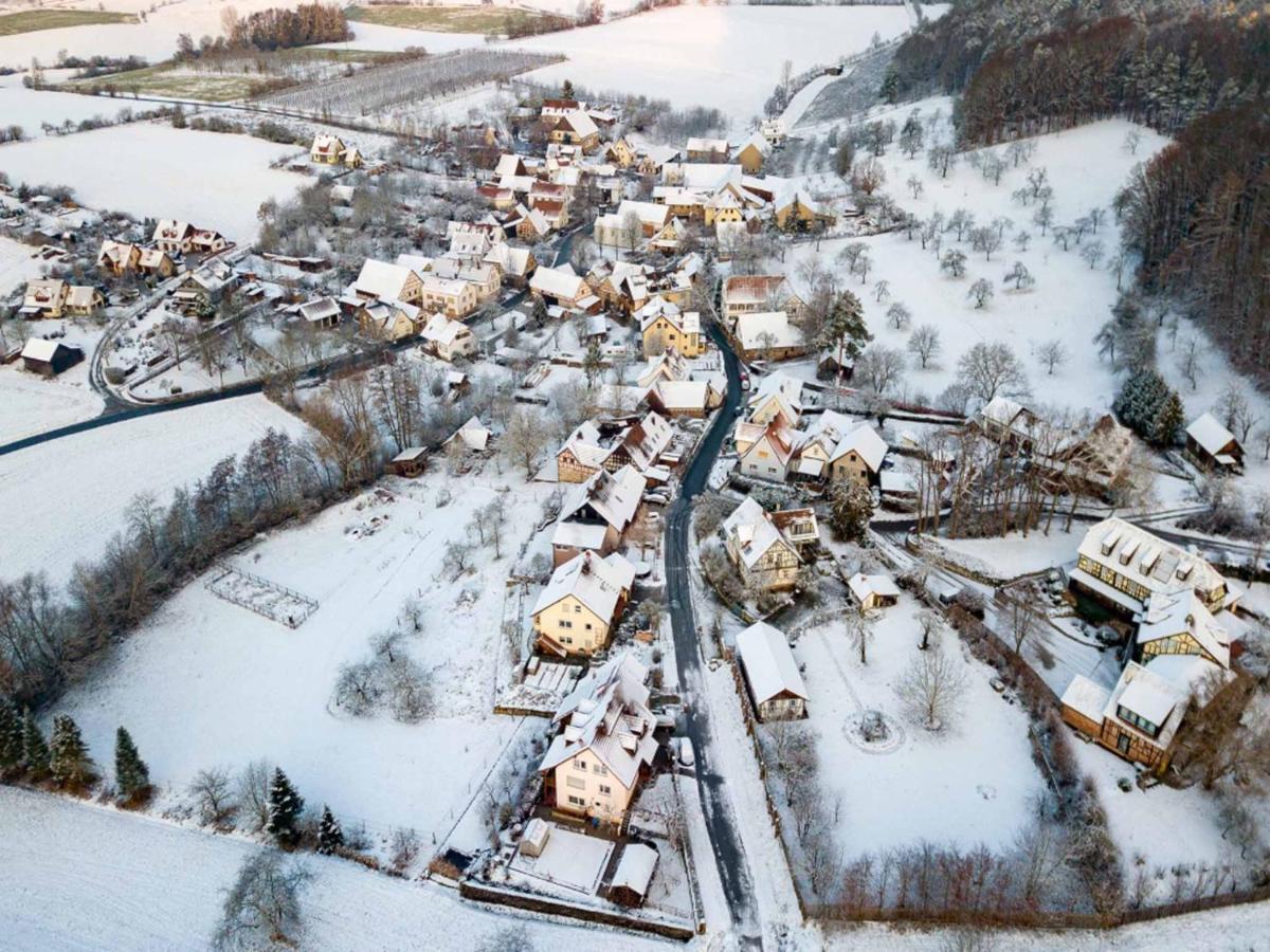Ferienwohnung Koppelblick Pfarrweisach Luaran gambar